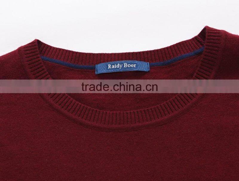 latest desgin mens woolen warm slim knit sweater