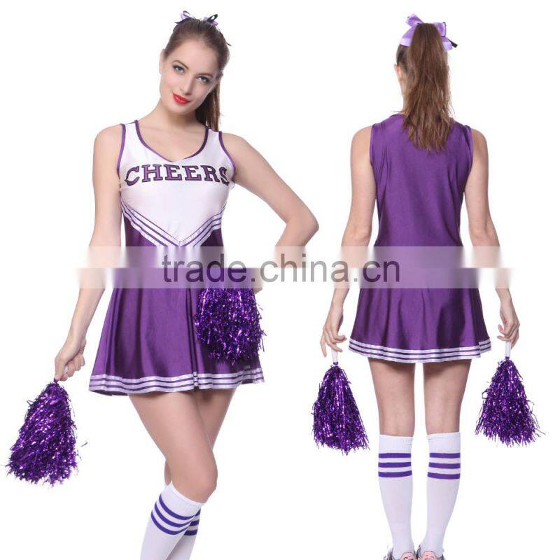 Hongen apparel OEM custom sports cheerleading uniforms sexy girl / new design cheerleading uniforms