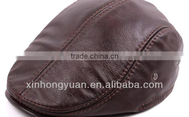 custom Fashion plaid duckbill pub cap hat