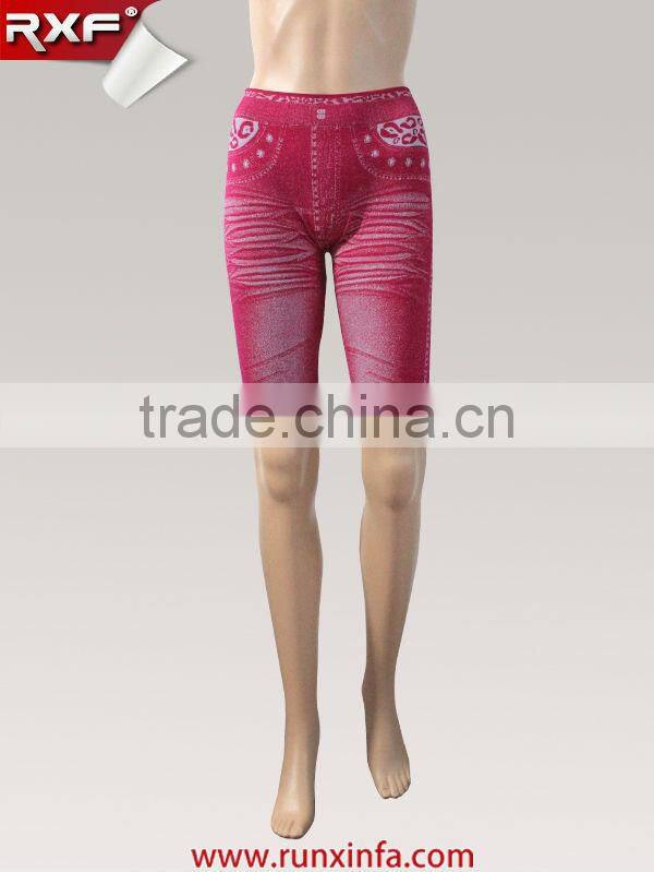 Ladies seamless Jeans legging