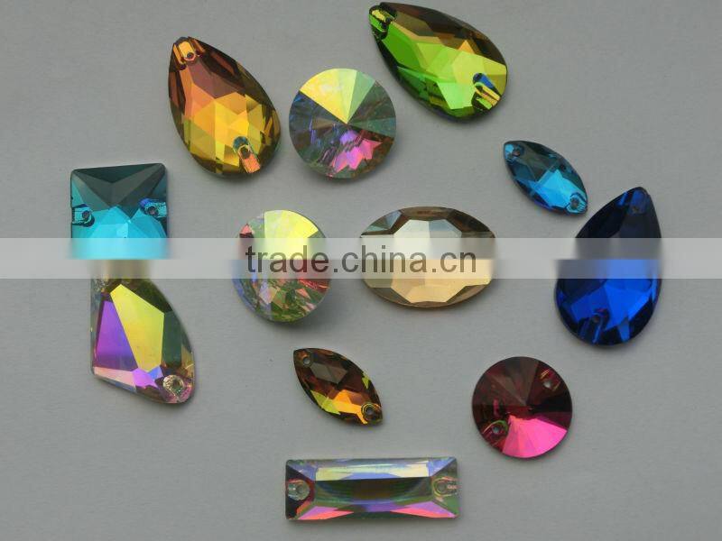 crystal button for sofa shoe upholstery decorative glass crystal button