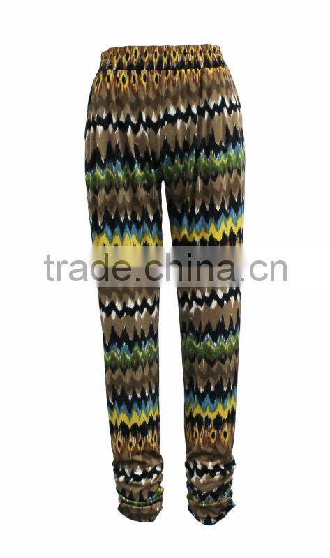 Hot sale fashion design best price high quality ladies slim fit new style harem pants