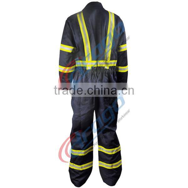NFPA 2112 HRC 2 FR Cotton Coverall with reflective trim