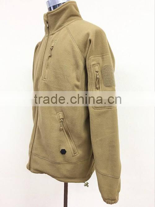 2017 Lastest style winterproof polar fleece mens jacket