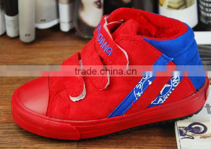 GZYNew design good quality warmly colorful kids leather shoes