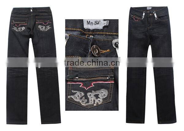 GZY 2016 latest style jeans mixed stock jeans new model jeans pants