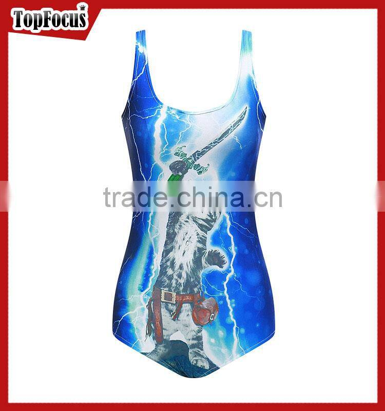 Low MOQ bikini competition islamic swimwear