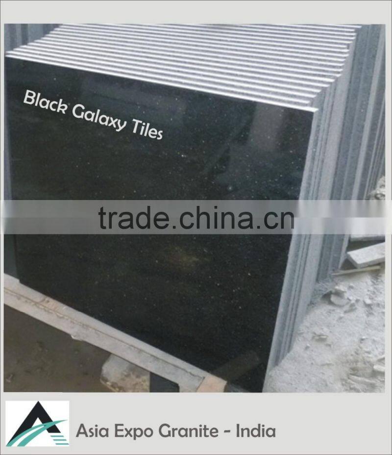 Granite Tiles Black Galaxy