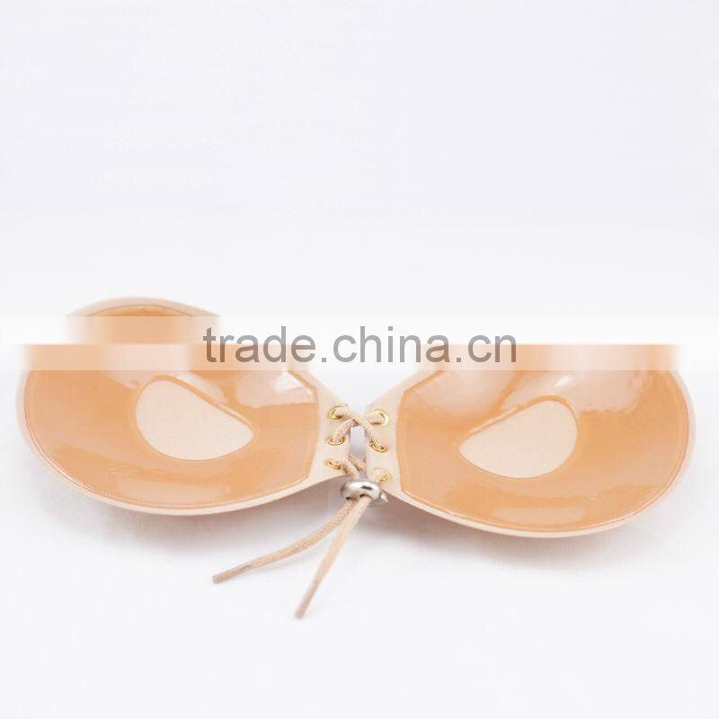 New design fashionable ladies hot sexy braza adhesive bra