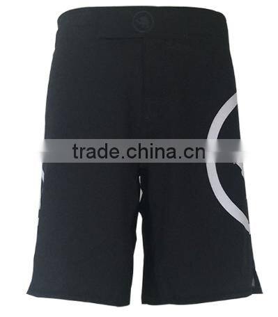 Martial Arts Wear with non-slip rubber waistband mens crossfit shorts