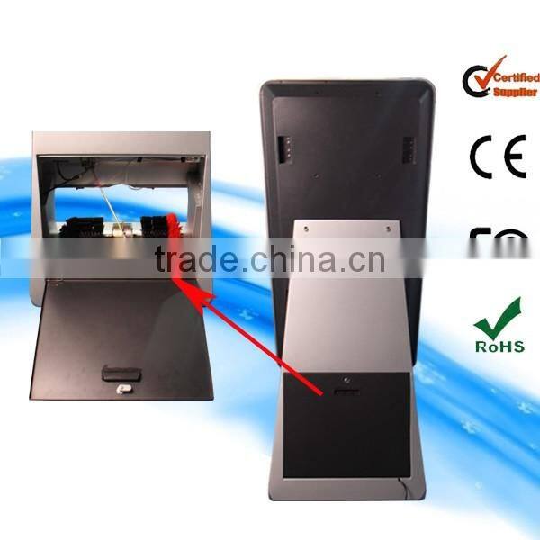 47inch shoe shine digital media advertising player support SD card/usb