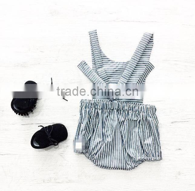 Cotton Fabric Newborn Baby Clothes Off Shoulder Korean Designers Baby Romper