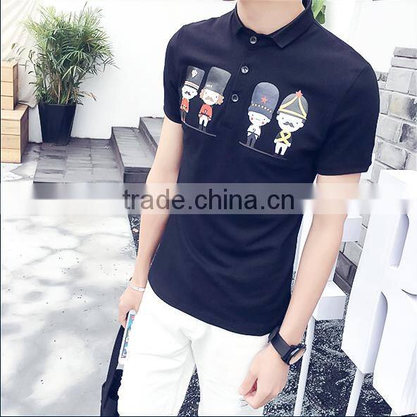 hot sale high quality custom 100% cotton new design printed polo shirt for men