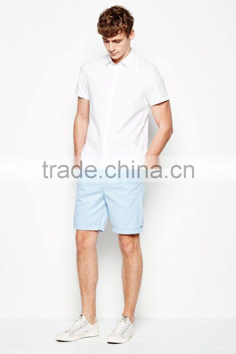 2016 fashion trendy cotton twill shorts chino shorts men short pants