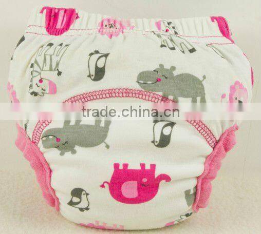 7 designs can choose baby underpants ,colorful original cotton baby Pants for summer ,cute design Baby Shorts,anti diaper urine