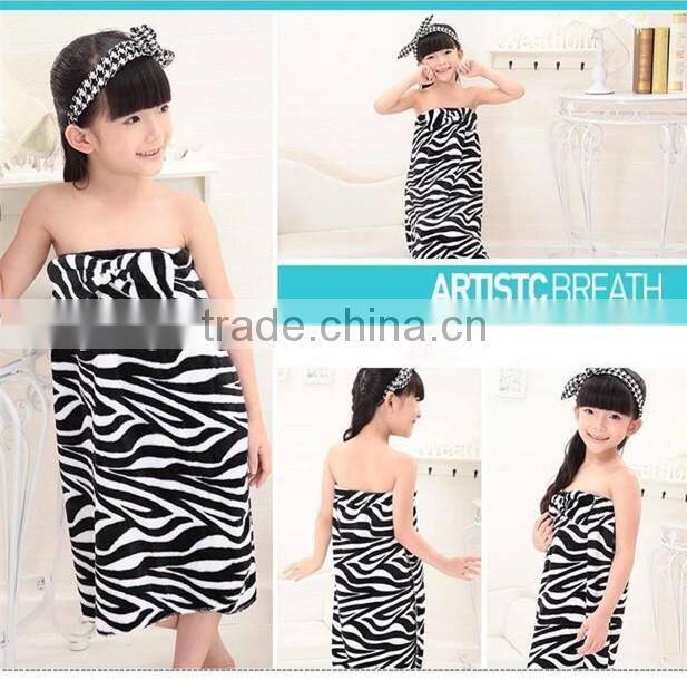 china cheap promotional products baby girls wool towel bathrobe