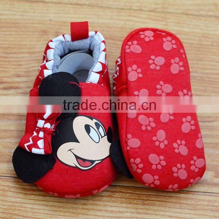 Mickey Smiling face printed Baby footwear