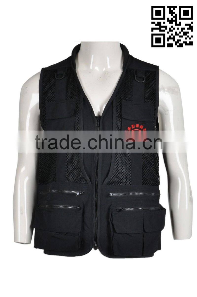 2016 wholesale high quality CVC cotton work vests