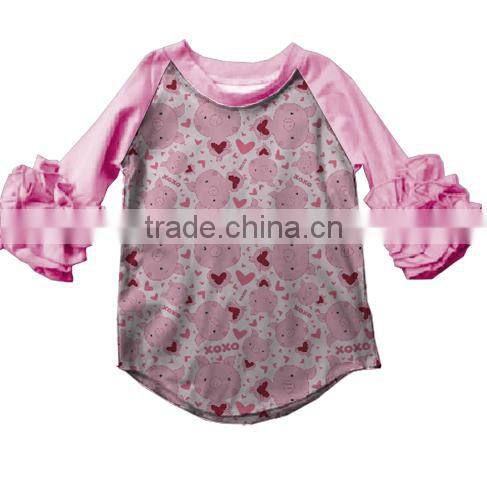 2016 boyi mom and me clothing chritamas mom and me raglan shirt , tee shirt for santa