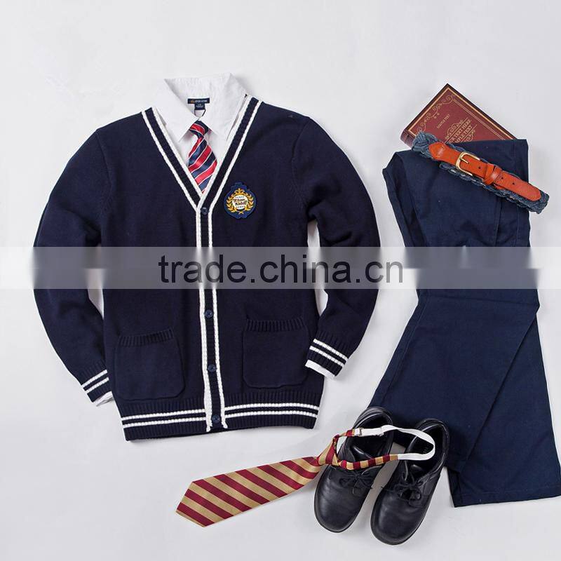 Design high quality international bulk primary school uniforms