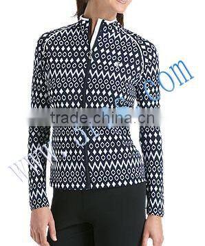 customized style long sleeve rash jacket for women