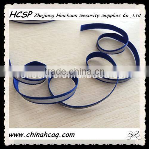 High Visibility Color Polyester Retro Reflective Webbing Tape for Clothing