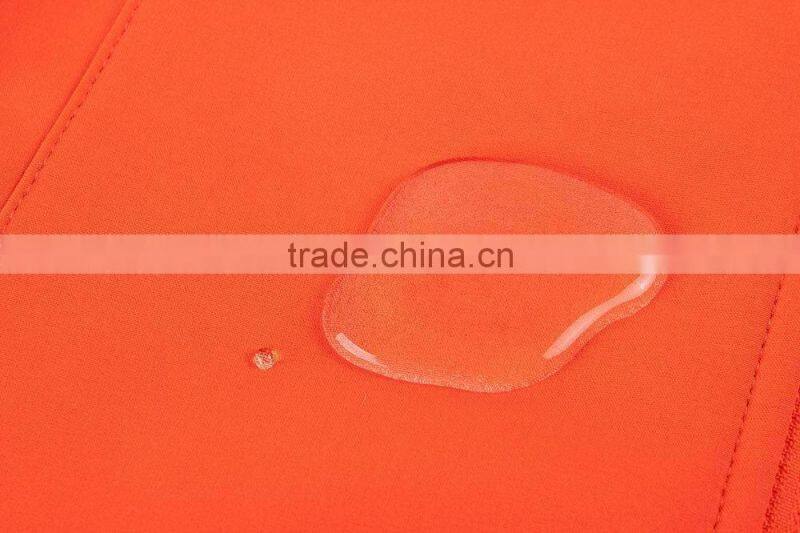 2016 Orange Women Softshell Jacket with hood