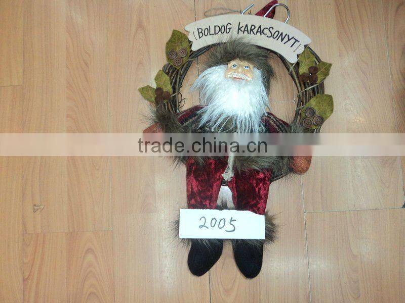 Lovely plush christmas handmade snowman toys