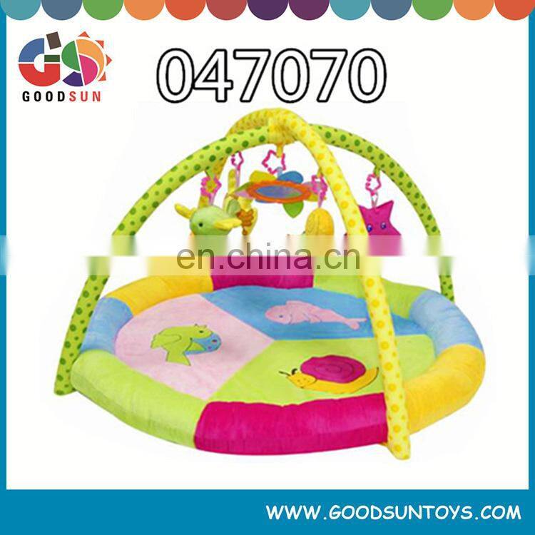 EN71 educational kids toy baby activity play gym mat cheap cute LOW MOQ padded baby play floor mat