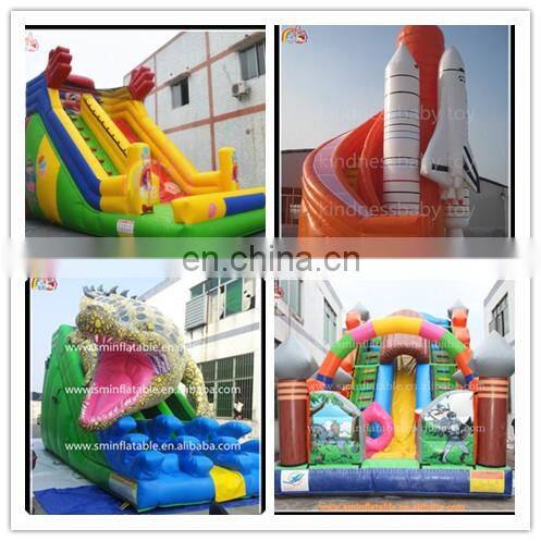Top Fun large inflatable snow slide,kids soft climbing slide,drill playground for children