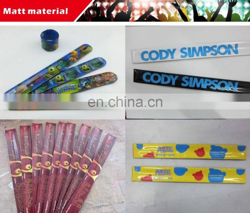cheap PVC slap bracelet,Reflective slap bracelet,PVC slap bracelet