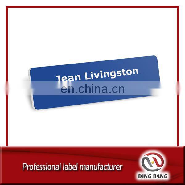 DB New design metal name tag