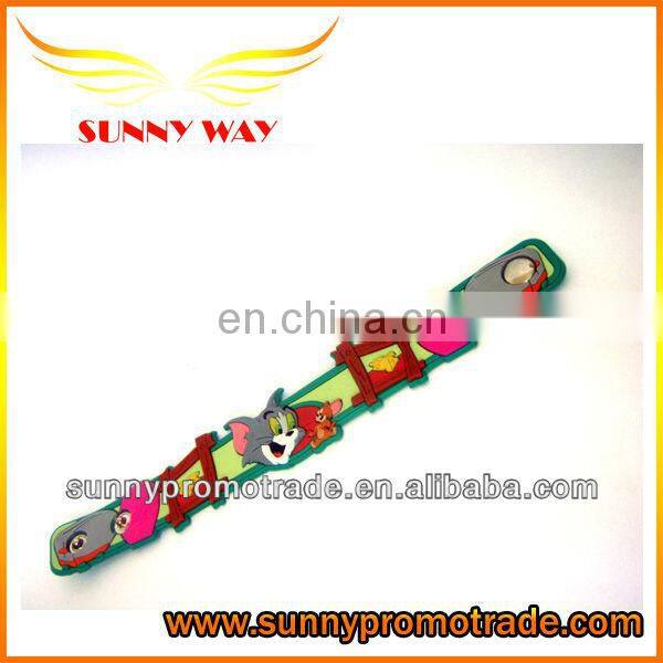 latest popular soft pvc wristband for children