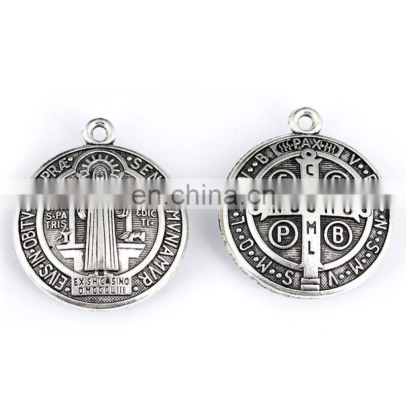 hot cheap gift religious metal gift church religious rosary pedant medal virgin mary medal