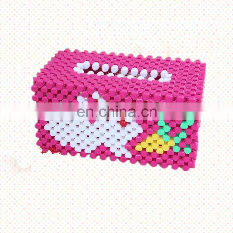 High quality acrylic plastic high profile DIY handmade beaded jewelry box