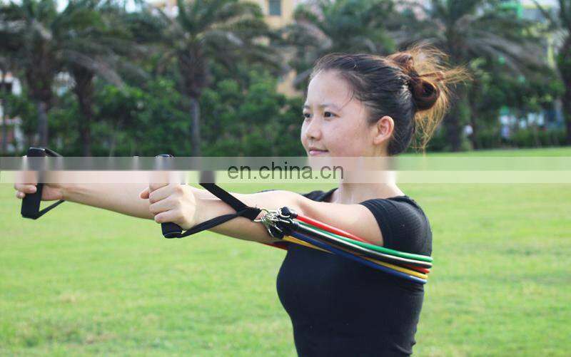 Exercise Bands 11 pcs Resistance Band Set,custom rubber tube for gym