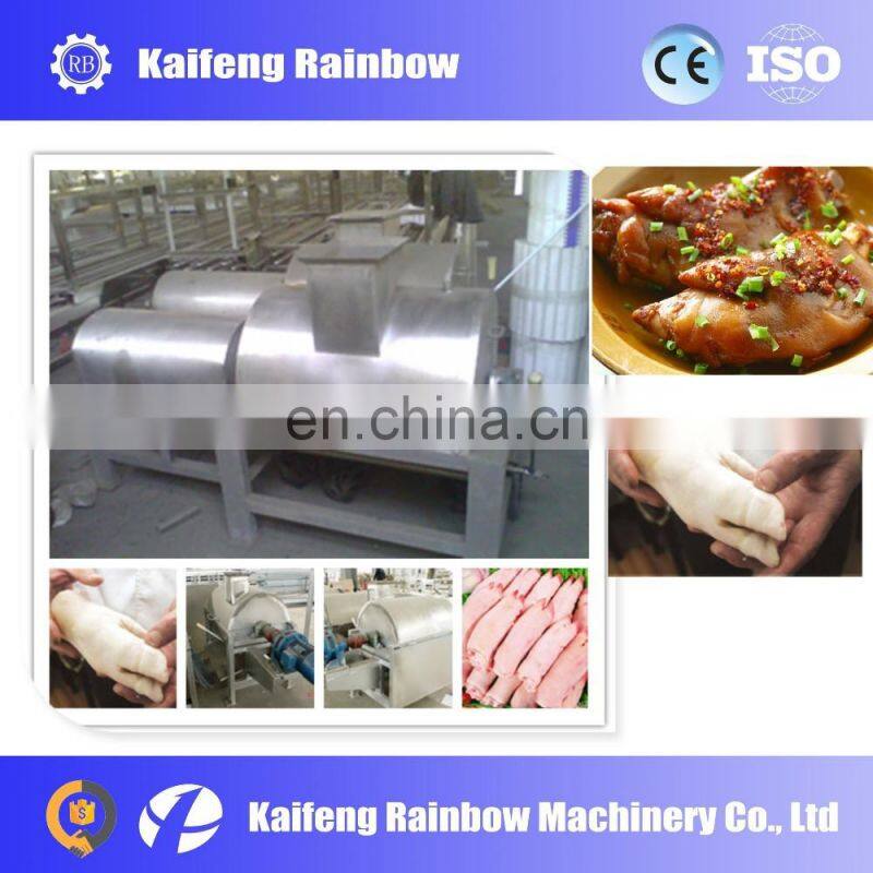 Good Feedback High Speed Trotters unhairing machine/pettitoes plucking machine/pig's feet unhairing machine
