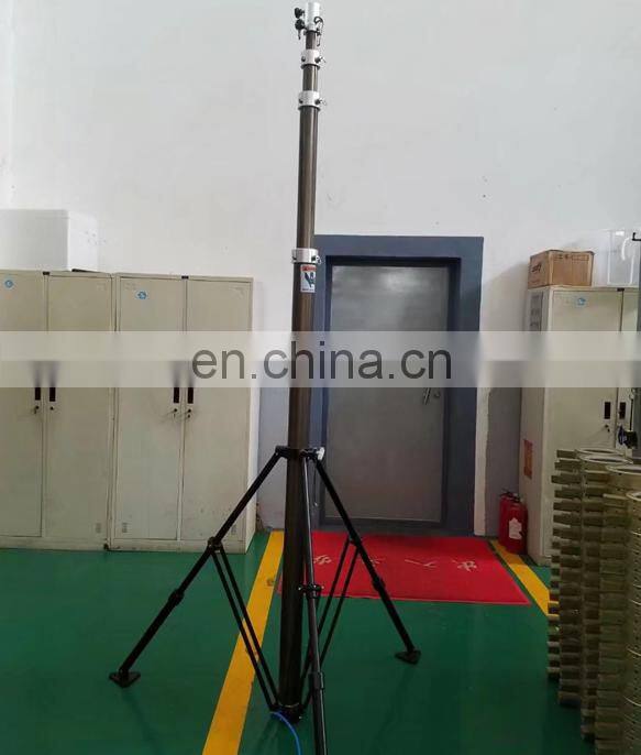 10Kg load car pneumatic telescoping crank up pole 5m