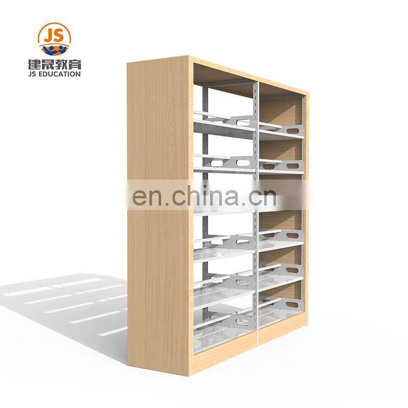 Commercial metal locker slot angle iron shelf angle school library book shelving