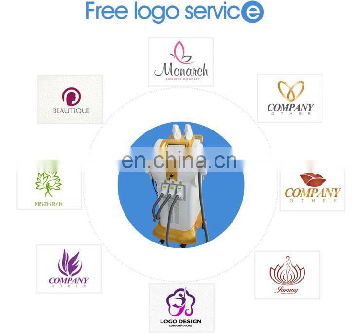 Salon clinic use vertical rf vacuum cavitation slimming machine elight shr nd yag laser multifunction machine