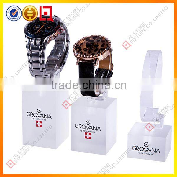 Populared acrylic watch display stand for watch store