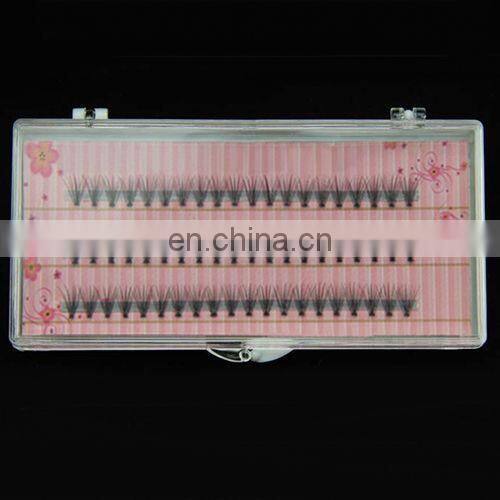 60pcs Professional Black Man-made Makeup Individual Cluster Eye Lashes Grafting Fake False Eyelashes Chic Design