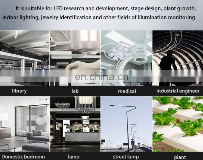 PN350C wavelength range 380-780nm with pc software Handheld Spectral Illumination Tester and Meter Portable CCT CRI Digital lux