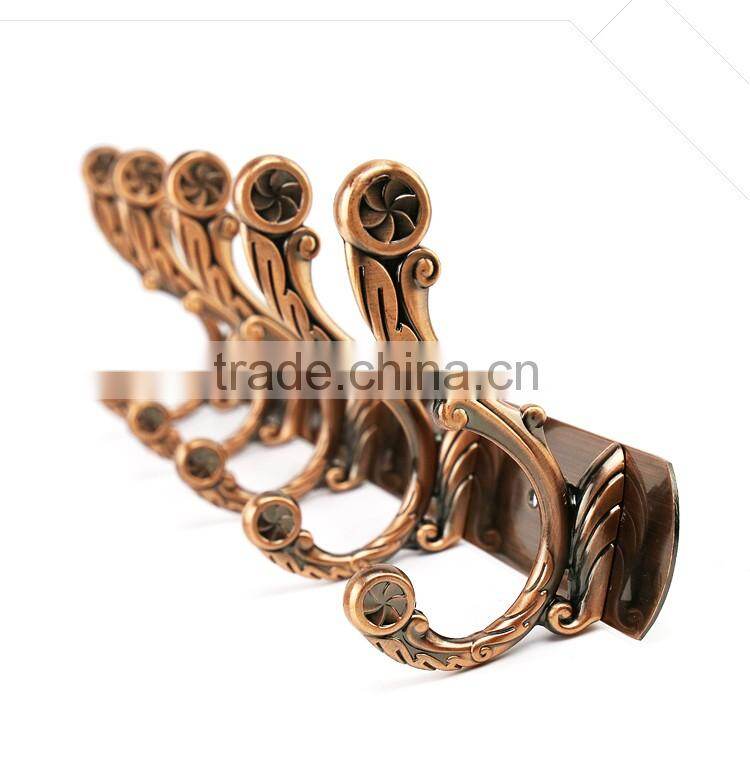 Wesda zinc alloy coat hook Hang hang clothes from a vintage copper cap Bathroom toilet 070
