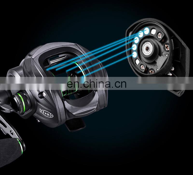 Ultra Smooth 6kg Carbon Fiber Drag 4+1BB Rubber Handle Knobs Fish line Wheel Bait Cast Bait Casting reels