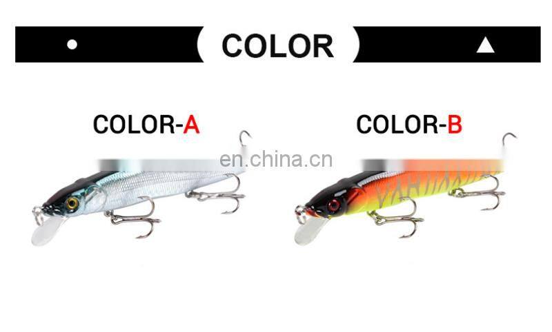Hot Sale China Supplier fishing lure plastic 115mm 14g In Stock Hard Plastic Lure