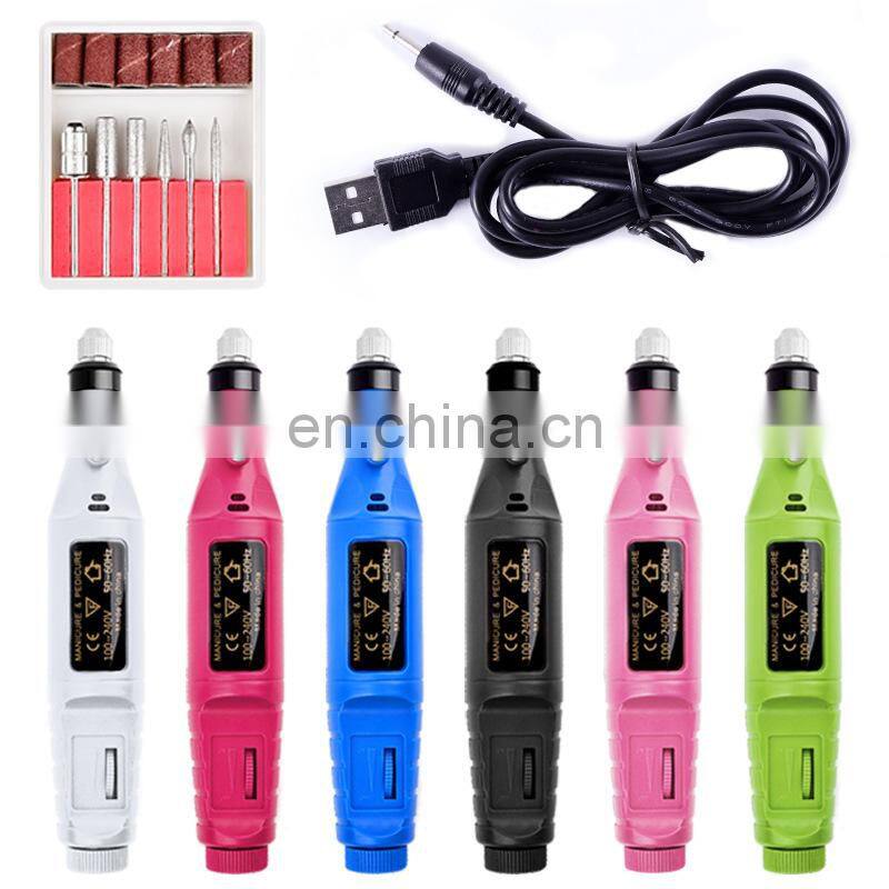 Hot Sell Japan Korea 0-20000RPM Portable 25000RPM Manicure Electric Nail Drill Machine Nail File Machine