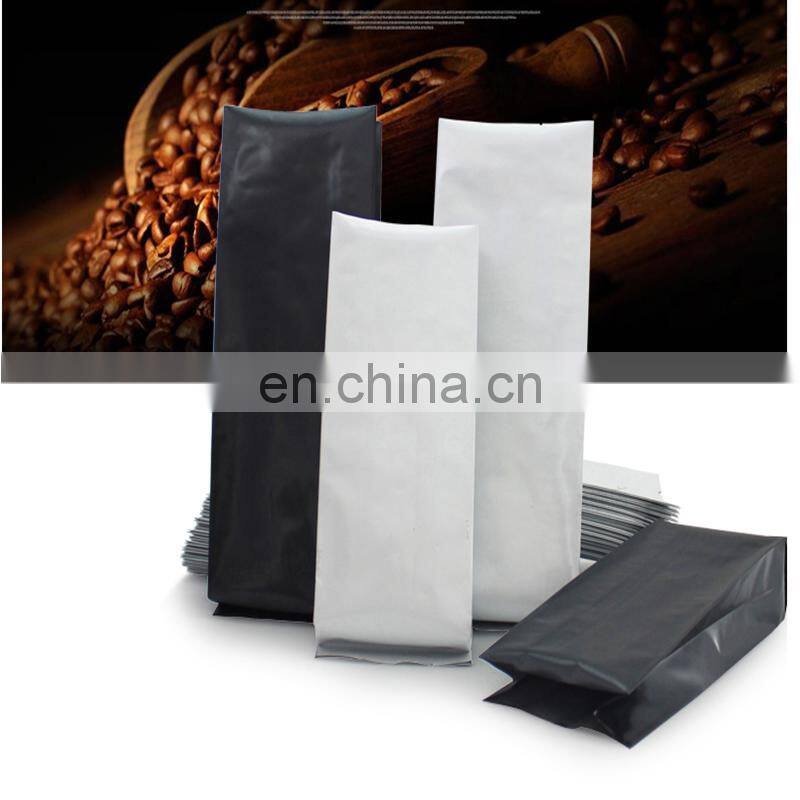 matte printing side gusset coffee bean packaging bag with valve Wholesale