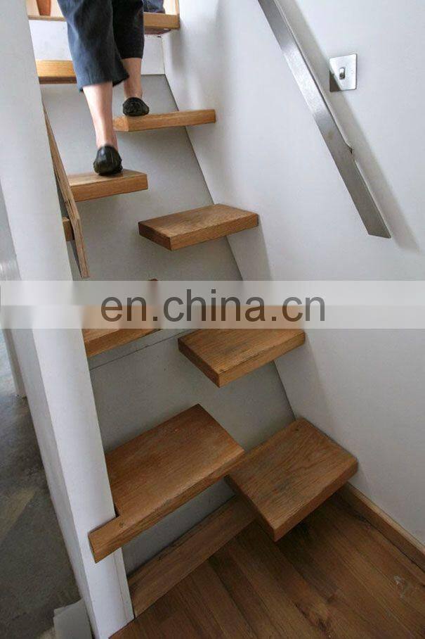 Easy Install DIY Space Saving Loft Stairs,  Wooden Tread Straight Staircase