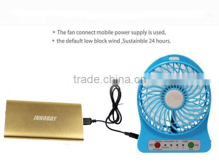 China Rechargeable Fan 4 /6 inch USB Mini Fan Manufacturer Portable Fan Rechargable
